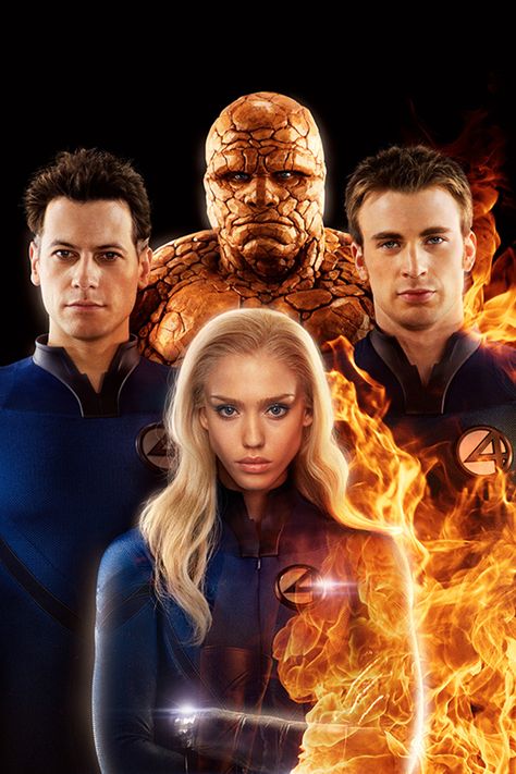 Fantastic Four Invisible Woman, Fantastic Four 2005, Marvel Universe Art, Fantastic Four Movie, Fantastic Four Marvel, Geek Movies, The Fantastic Four, Doug Jones, Marvel Movie Posters