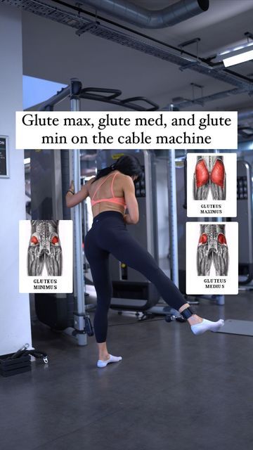 Glute Med Kickback, Kickbacks Cable Machine, Cable Kickback Variations, Donkey Kicks Cable Machine, Cable Machine Workout Glutes, Cable Kickbacks Glutes, Medius Workout, Cable Kickbacks, Cable Machine Workout