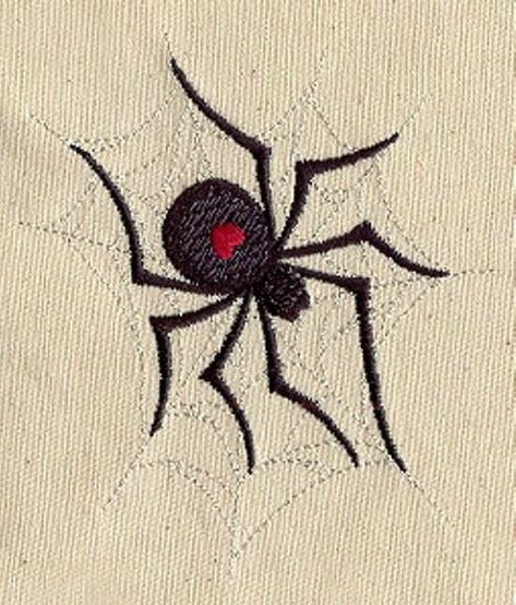 Embroidery Spider, Zombie Dragon, Spider Embroidery, Black Widow Tattoo, Vampire Bats, Dragon Fairy, Widow Spider, Black Widow Spider, Edward Gorey