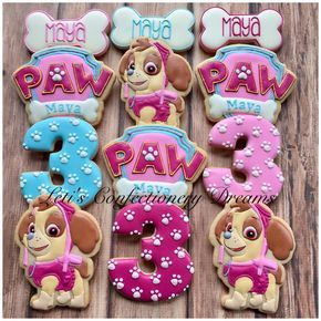 Skye #skye #pawpatrol #pawpatrolskye #pawpatrolcookies #skyecookies #cookies #cookieart #cookiedecorating #cookiesofinstagram #customcookies #customdecoratedcookies #decoratedcookies #decoratedsugarcookies #edibleart #handpainted #handpaintedcookies #hamptonroads #hamptonroadsva #royalicing #sugarcookies #dmv #dmvnetwork #vabch #vabeach #virginiabeach #letisconfectionerydreams #lcd #757 #757gt #757localbiz Skye Birthday Party Paw Patrol, Paw Patrol Torte, Girl Paw Patrol Party, Paw Patrol Birthday Party Cake, Skye Birthday Party, Skye Paw Patrol Party, Paw Patrol Skye Birthday, Paw Patrol Birthday Decorations, Paw Patrol Party Decorations