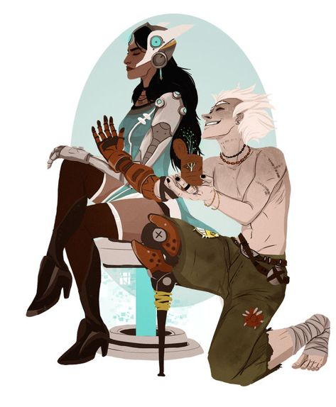 Symmetra Fan Art, Junkrat Fanart, Overwatch Symmetra, Overwatch Drawings, Overwatch Comic, Overwatch Fan Art, Overwatch 2, Spirit Animal, Overwatch