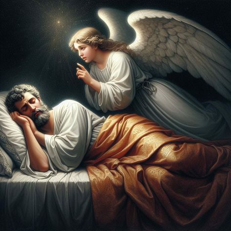 St Jose, Heaven Wallpaper, St Joseph Catholic, Jesus Mary And Joseph, Sao Jose, Religious Pictures, Bible Images, Angel Images, Beautiful Angels Pictures