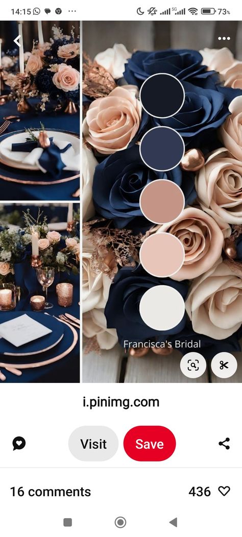 Wedding Color Schemes Dark Blue, Dark Blue Wedding Colors, Navy Blue Palette, Navy Blue Color Palette, Chloe Color, Navy Wedding Colors, Dark Blue Wedding, New Years Wedding, Business Colors