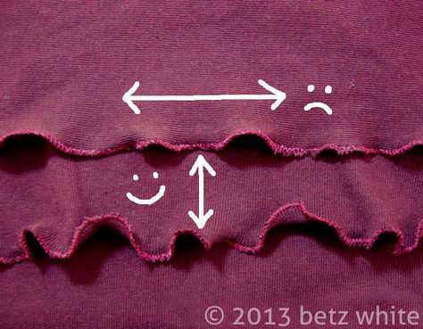 How to Create a Lettuce Edge and a wave decoration. Whimsical Costume, Sewing Tailoring, Seam Finishes, Sewing Knits, Sewing Corner, Sewing Hems, Sewing Machine Stitches, Serger Sewing, Shirt Hacks