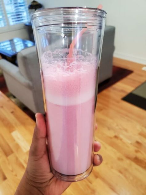 3 Lactation Boosting Pink Drink Recipes (Easy & Tasty) empiricalmama Lactation Pink Drink, Pink Drink Recipes, Lactation Recipes, Strawberry Juice, Easy Drink Recipes, Pink Drink, Pink Starbucks, Milk Supply, Pink Drinks