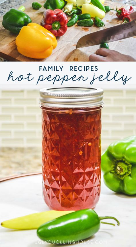 Jalapeno Canning, Hot Pepper Jelly Recipe, Pepper Jelly Recipe, Jalapeno Pepper Jelly, Canning Jelly, Pepper Jelly Recipes, Jalapeno Jelly, Red Pepper Jelly, Peter Piper