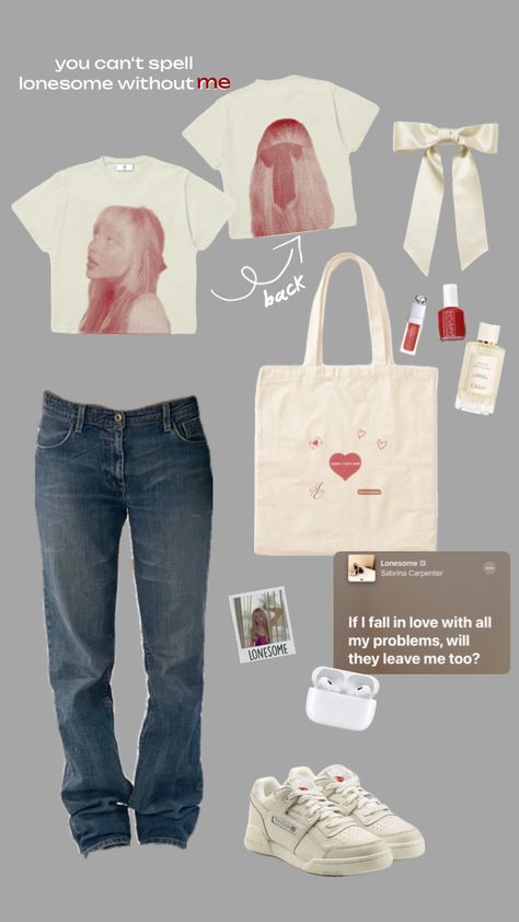 the new eics merch >>💌😍 Sabrina Carpenter Merch, Sabrina Carpenter Outfits, Concert Fits, Long Live Taylor Swift, Stockholm Fashion, Celebrity Outfits, Polyvore Outfits, Retro Outfits, Sabrina Carpenter