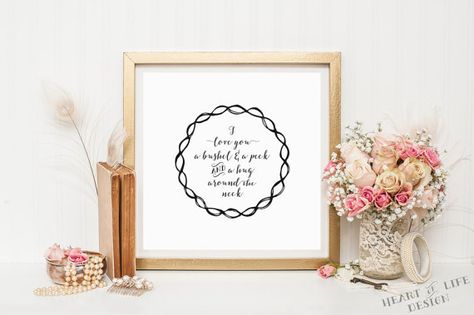 Bedroom In Basement, Antler Wall Art, Nursery Black And White, Black And White Quote, Floral Nursery Art, Square Printables, Carlton House, Bushel And A Peck, White Quote