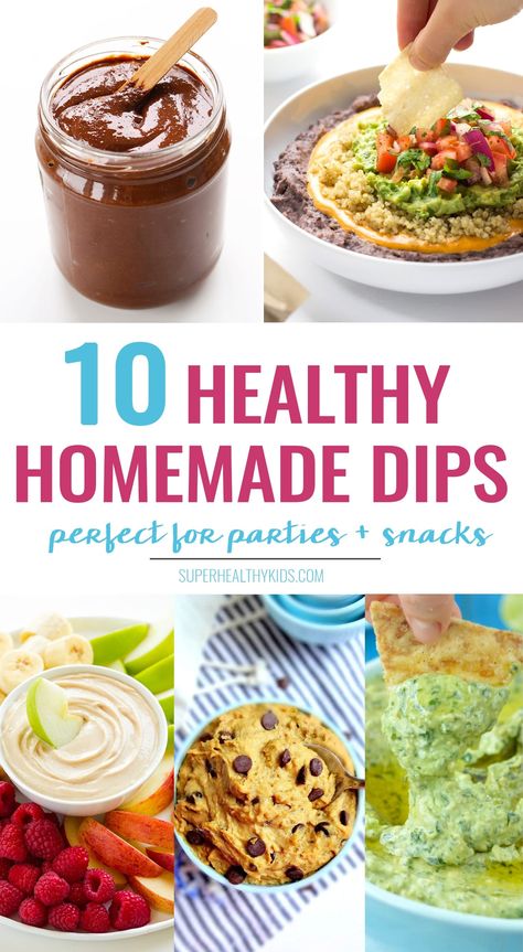 10 Super Healthy Homemade Dips - Super Healthy Kids Homemade Dips, Super Healthy Kids, Healthy Dips, Healthy Meals For Two, Super Healthy, Healthy Fruits, Healthy Snacks For Kids, Healthy Homemade, Kid Friendly Meals