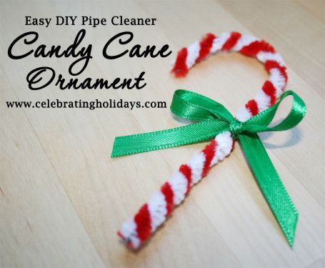 Candy Cane Pipe Cleaner Ornament for Christmas | Celebrating Holidays Christmas Crafts Using Pipe Cleaners, Christmas Ornaments With Pipe Cleaners, Christmas Decor With Pipe Cleaners, Pipe Cleaner Ornaments, Pipe Cleaner Ideas, Christmas Ornaments Pipe Cleaners, Christmas Ornaments Homemade Tree Decorations Pipe Cleaners, Pipe Cleaner Candy Canes Beads, Handmade Tree Ornaments