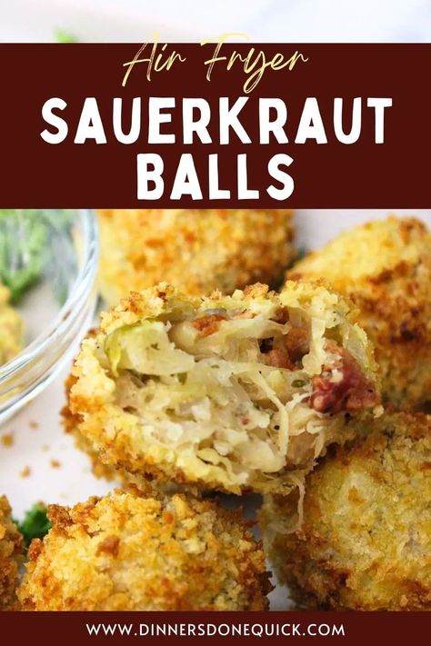 Dive into the delicious world of my Air Fryer Sauerkraut Balls with Bacon! Experience the perfect crunch and tangy goodness in every bite. This easy and foolproof recipe promises to impress without any unnecessary frills. Savor the flavors and leave your guests craving more. It's the perfect bite of luck for the New Year! ✨ Pin it now and let the crispy magic begin! 🍽️ Sauerkraut Balls, Sauerkraut Recipes, New Year's Eve Appetizers Easy, Easy Appetizers, Air Fryer Appetizers, Superbowl Snacks Appetizers Air Fryer, Appetizers Superbowl, Sauerkraut Balls, Holiday Bites, Air Fryer Appetizers, Beef Appetizers, New Year's Eve Appetizers, Viral Recipes, School Dinners