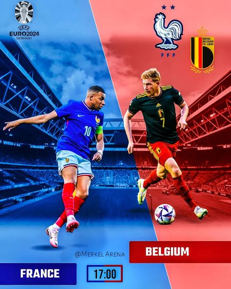 FRANCE vs BELGIUM | @euro2024 r/16 POSTER CREATED BY @grafx_elite #graphicdesign #europe #euro #EURO2024 Belgium, Created By, France, Quick Saves