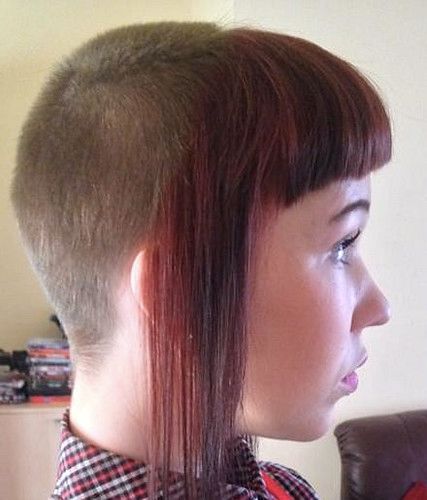 Chelsea Haircut, Chelsea Cut, Cut Bangs, Skinhead Girl, Ramona Flowers, Girls Cuts, Cut Hair, Buzz Cut, Grow Out