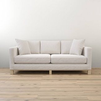 Sofa With Wood, Track Arm Sofa, Microfiber Sofa, Black Couches, Affordable Sofa, Sofas For Small Spaces, Brown Couch, Blue Couches, Square Arm Sofa