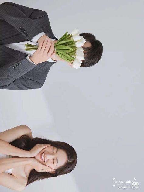 Korean Inspired Prenup Photoshoot, Korean Prenup Photoshoot Ideas Studio, Engagement Photos Korean, Korean Wedding Photography Studios, Korean Photoshoot Couple, Fun Prewedding Ideas, Prenup Studio Photoshoot Ideas, Studio Prenup Shoot Ideas, Korean Prenup Photoshoot Ideas