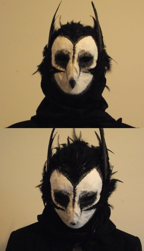 Crow Mask, Owl Mask, Bird Masks, Cool Masks, Animal Masks, Masks Art, Arte Inspo, Oc Inspo, Cthulhu