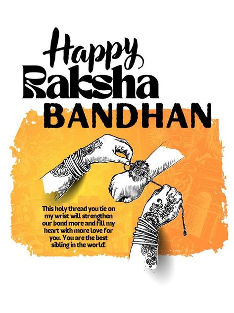 Happy Raksha Bandhan! Rakshabandhan Poster, Raksha Bandhan Quotes, Raksha Bandhan Greetings, Raksha Bandhan Wishes, Rakhi Festival, Raksha Bandhan Gifts, Happy Raksha Bandhan, Handmade Rakhi, Brother And Sister Love