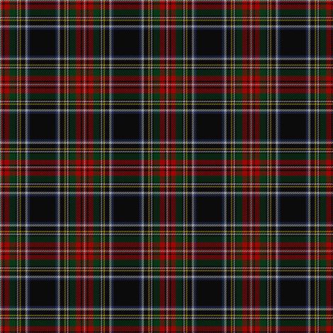 Black Stewart Tartan by lilyoake, click to purchase fabric Tartan Decor, Irish Kilt, Wallace Tartan, Style Anglais, Fancy Shirt, Stewart Tartan, Tartan Kilt, Stencil Templates, Tartan Fabric