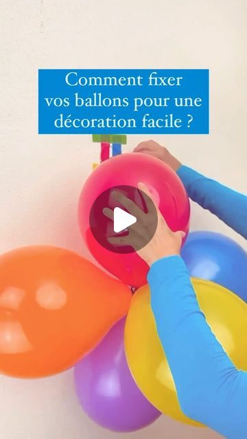 La Ferme d’Hercule on Instagram: "Des ballons c’est pratique !
Une décoration facile et peu chère pour un effet hyper ludique- parfait pour un anniversaire ou un baptême -
On est d’accord ! mais parfois on galère pour les fixer.. une petite idée hyper simple pour un rendu sympa… on choisit des couleurs plus sobres si on a envie 🤗

#décoration#decorationmariage #birthdayparty #birthdaydecor #birthdaydecoration #weddingdecor #weddingdecoration #balloons #ballonparty #lafermedhercule #decorationanniversaire 

Video @dailyoriginalvids" Ballon Party, Deco Ballon