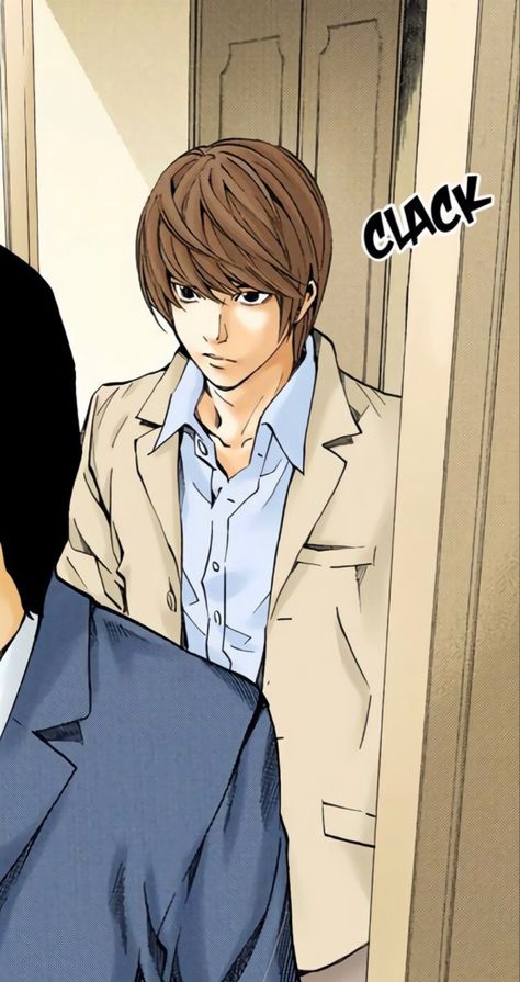 Light Yagami Manga, Takeshi Obata, Yagami Light, Happy Lights, Light Yagami, Zoo Wee Mama, Manga Panels, L And Light, Full Body