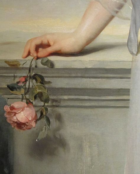 Portrait of Catherine Gray, Lady Manners (detail), Thomas Lawrence, 1794 Tyrell Aesthetic, House Tyrell, William Hogarth, Thomas Gainsborough, Margaery Tyrell, Dante Gabriel Rossetti, Art Details, Holding Flowers, Hand Holding