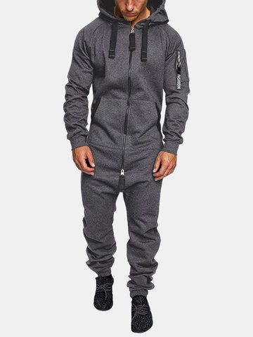 I found this amazing Men Hooded Jumpsuit Overall Double Open Zip Up Jogger Mens Onesie Sweatsuit with CA$33.99,and 14 days return or refund guarantee protect to us. --Newchic Hooded Jumpsuit, Mens Onesie, Open Zip, Zipper Jumpsuit, One Piece Man, Jumpsuit Men, Make Money Now, Mens Loungewear, Mens Hooded