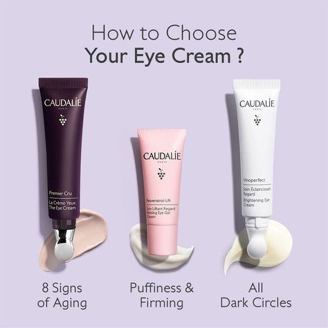 Caudalie Eye Cream, Caudalie Vinoperfect, Eye Texture, Cream Suit, Wrinkle Filler, Brightening Eye Cream, Eye Cream For Dark Circles, Dark Circles Under Eyes, Reduce Dark Circles