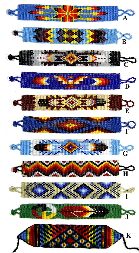 Bead Loom Patterns Free Native American Beadwork, Native American Cross Stitch Patterns Free, Native American Beading Patterns, Indian Beadwork, Beaded Hat Bands, Native American Beadwork Patterns, Beading Loom, Native Beading Patterns, Bead Loom Designs