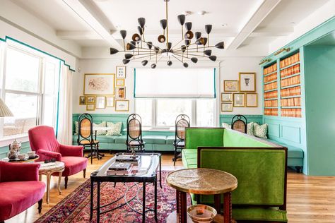 Why this Oklahoma design studio asks clients not to email Cozy Bar, Sofa Colors, Hotel Bar, Overnight Guests, Cozy Interior, Scandinavian Interior, Drawing Room, Front Room, Oklahoma City