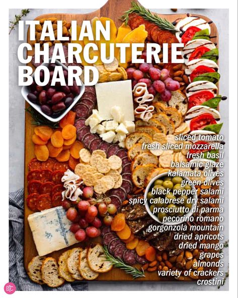 Italian Charcuterie Board, Italian Charcuterie, Italian Dinner Party, Charcuterie Inspiration, Charcuterie Platter, Italian Dinner, Snack Attack, Charcuterie Board, Crackers