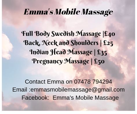 Mobile Massage Therapist for Ladies only in Coventry and Warwickshire Mobile Massage Therapist, Mobile Massage, Ladies Only, Swedish Massage, Head Massage, Full Body Massage, Massage Therapist, Coventry, Massage