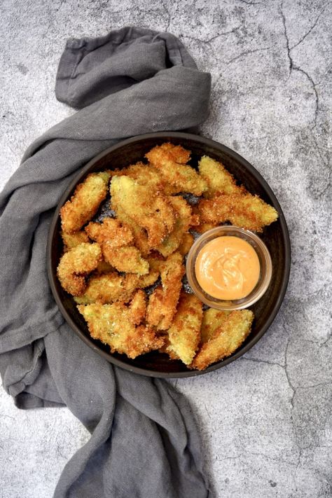 Fried Squash Blossoms – SIMMER + SAUCE Air Fryer Squash, Squash Blossom Recipe, Fried Squash Blossoms, Stuffed Squash Blossoms, Fried Squash, Cream Cheese Recipe, Cookie Crisp, Squash Blossoms, Chilled Desserts