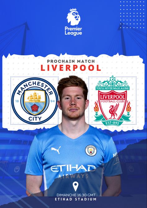 Match poster manchester city vs liverpool on sunday Man City Vs Liverpool, Manchester City Vs Liverpool, Match Poster, Uefa Champions League 2023, Video Cover, Marvel Superheroes Art, Etihad Stadium, You'll Never Walk Alone, Man City