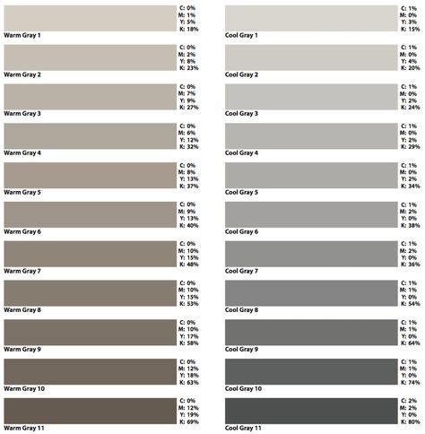 Gray Color Palette Grey Color Pallets, Gray Pallet, Warm Grey Paint Colors, Gray Color Palette, Pantone Color Chart, House Paint Color Combination, Pantone Palette, Pantone Colour Palettes, Grey Palette