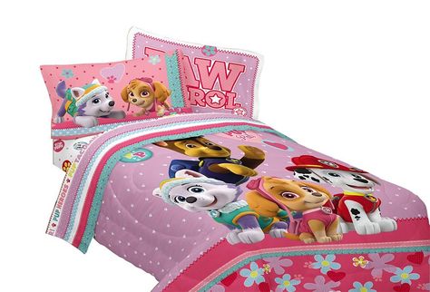 Paw Patrol Bedroom Ideas, Paw Patrol Room, Paw Patrol Bedroom, Full Size Bedding, Paw Patrol Bedding, Kids Sheet Sets, Paw Patrol Girl, Bedroom Theme, Kids Sheets