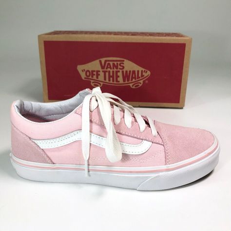 Vans Chalk Pink Old Skool Suede/Canvas Trainers-Size UK 4 / EU 36.5 -Excellent C Vans Off The Wall, Old Skool, Off The Wall, Chalk, London, Canvas, Pink