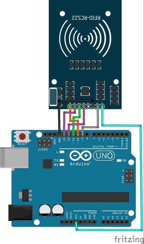 RC522 RFID Module Pinout, Interfacing with Arduino, Applications Rfid Arduino, Arduino Radio, Arduino Laser, Arduino Lcd, Arduino Beginner, Arduino Wifi, Arduino Modules, Arduino Led, Plant Watering System