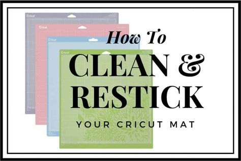 Cricut Mat Sticky Again, How To Make You, Cricut Decals, Cricut Mat, Joy Cards, Craft Space, Maker Project, Card Making Tips, Diy Vinyl