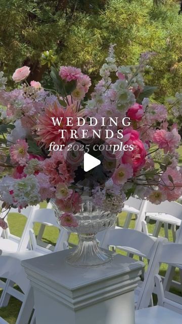 Floral Explosion | Kent Wedding Florist & Stylist on Instagram: "2025 wedding trends 💍

1️⃣ Bold Colour Palettes: Couples in 2025 are embracing fun, vibrant hues that pop. Anything goes, from pink tones to gemstone jewel colours.

Images by @b_photography_kent.

2️⃣ Luxe Details: Timeless luxe styling isn’t going anywhere. Make your day feel opulent with pristine white roses and sleek finishes for a high-end vibe.

Images by @b_photography_kent.

3️⃣ Rattan Accents: Natural, earthy, and relaxed. From charger plates to lanterns, rattan elements are perfect for adding that boho-chic touch.

Images by @fleurchallisphotography and @floberryphoto. 

4️⃣ Luxurious Fabrics: From flowing chiffon drapes to unique chair dressings, fabrics are going to take center stage in 2025, adding depth and ele Wedding Trends For 2025, Vibe Images, Rattan Accents, Jewel Colours, Wedding Hacks, 2025 Wedding, Kent Wedding, Unique Chair, Jewel Colors