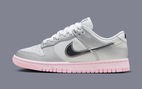 "Pink Foam" and "Metallic Silver" Surface on the Nike Dunk Low LX | House of Heat° Low Dunks, What The Duck, Nike Models, Nike Sb Dunks Low, Nike Sb Dunks, Sb Dunk, Metallic Pink, Nike Dunk Low, Dunk Low