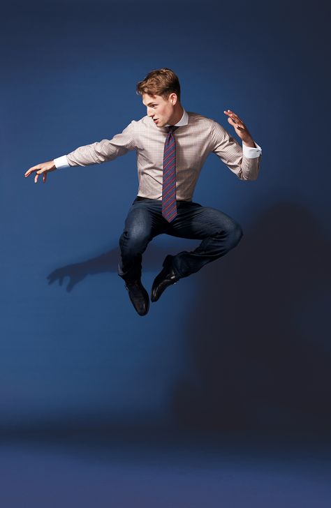 Men Jumping Pose, Man Jumping Pose, Jumping Down Pose, Jumping Poses, Action Pose Reference, Male Pose Reference, Figure Reference, Man Photography, Shirt Making