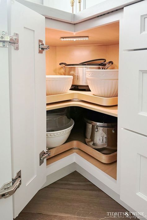 Unique Kitchen Storage Ideas Built Ins, Slide Out Cabinet Shelves, Kitchen Cupboard Pull Out Storage, Pull Out Drawer Inside Cabinet, Spice Pull Out Cabinet Hidden Storage, Pot And Pan Pull Out Drawer, Seasoning Pull Out Cabinet, Under Cabinet Drawers, Kitchen Cupboard Organization