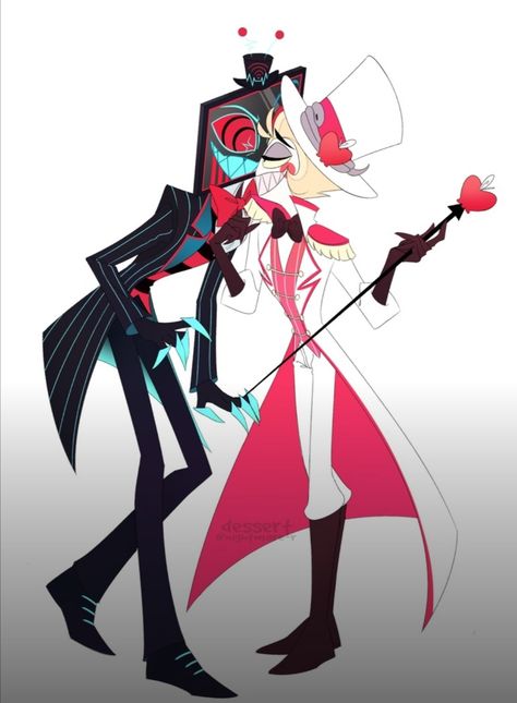 Staticapple Hazbin Hotel, Vox Hazbin Hotel Nails, Lucifer X Valentino, Vox X Lucifer Hazbin Hotel, Vox Hazbin Hotel Redesign, Lucifer X Vox Hazbin Hotel, Vox X Alastor X Lucifer, Vox X Lucifer, Monster Hotel