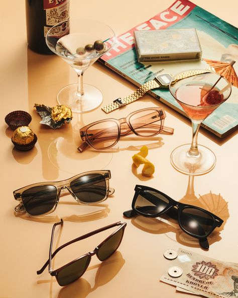 Sunglasses Still Life, Fashion Props, Fashion Still Life, Stylist Fashion, Prop Stylist, Gq Magazine, Prop Styling, Cat Eye Sunglasses, Gq