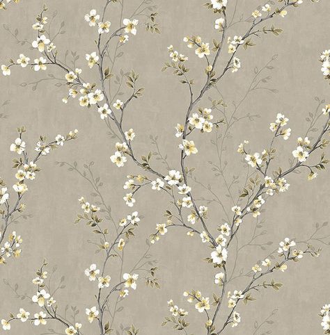 Blush Pink Wallpaper, Blossom Wallpaper, Sage Green Wallpaper, Wallpaper Texture, Go Wallpaper, Japanese Flowers, Watercolor Wallpaper, Floral Artwork, Spring Blossom