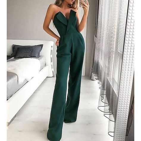 Silhouette:Jumpsuits; Hemline / Train:Floor Length; Closure:Zipper UP; Built-In Bra:Yes; Embellishment:Pocket; Fabric:Stretch Fabric; Sleeve Length:Sleeveless; Tips:Colors may vary slightly due to different monitor settings,Professional dry cleaner only; Boning:Yes; Style:Rompers,Casual; Occasion:Wedding Party,Party Wear; Neckline:Strapless; Front page:Wedding Guest Dresses; Listing Date:02/03/2023; Bust:; Hips:; Hollow to Floor:; Waist: Spring Fitted Floor-length Jumpsuits And Rompers, Fitted Floor-length Jumpsuits For Party Season, Fitted Backless Jumpsuits And Rompers For Party, Fitted Floor-length Jumpsuits And Rompers For Party Season, Floor-length Fitted Jumpsuits And Rompers For Party Season, Elegant Strapless Jumpsuit With Sweetheart Neckline For Party, Formal Strapless Sleeveless Jumpsuit For Party Season, Fitted Floor-length Jumpsuit For Prom, Formal Fitted Strapless Jumpsuit For Party Season