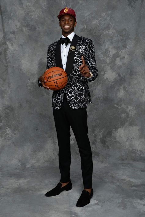 Andrew Wiggins, Cleveland Cavaliers - The Cut Suits For Guys, Larry Holmes, Homecoming Outfits For Guys, Andrew Wiggins, Draft Day, Nba Fashion, Retro Basketball, Bo Jackson, Homecoming Outfits