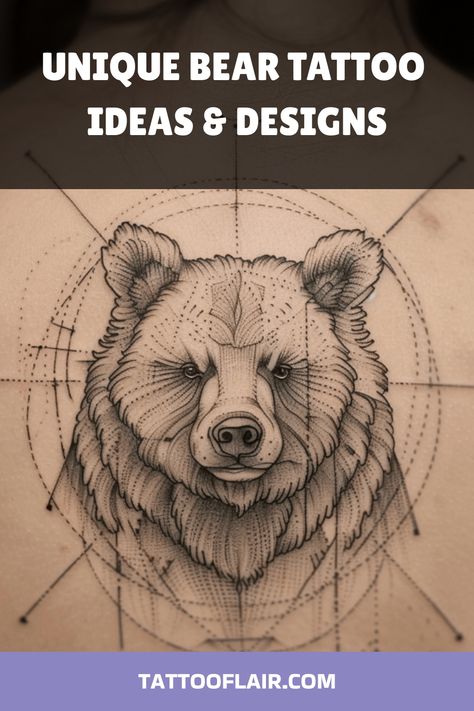 Bear tattoos symbolize strength, courage, and a deep connection to nature. Whether you prefer a realistic depiction or a more abstract design, a bear tattoo can represent your inner power and resilience. In this article, we’ll explore various bear tattoo ideas to help you find the perfect style for your next ink. From simple designs to intricate artwork, there’s a bear tattoo out there that will resonate with you. Realistic Bear Forearm Tattoo This realistic bear forearm tattoo captures the esse Bear Forearm Tattoo, Bear Tattoo Ideas, Ocean Theme Tattoos, Cow Skull Tattoos, Beautiful Angel Tattoos, Honey Bee Tattoo, Bear Sketch, Bear Tattoo Designs, Upper Back Tattoos