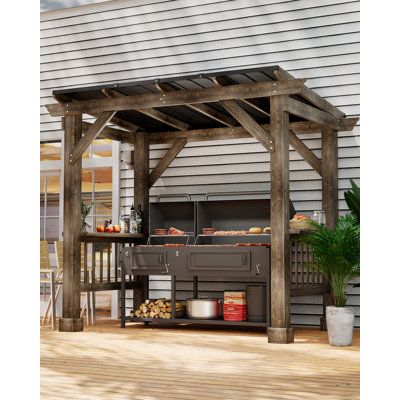 Diy outdoor grill station