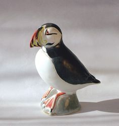 1000+ images about Puffins on Pinterest | Birds, Vintage Toys and Toys Puffin Sculpture, Atlantic Puffin, Clay Birds, Ceramic Animals, Ceramic Birds, Stoneware Ceramics, Classic Cars Trucks, Art Business, Animal Sculptures